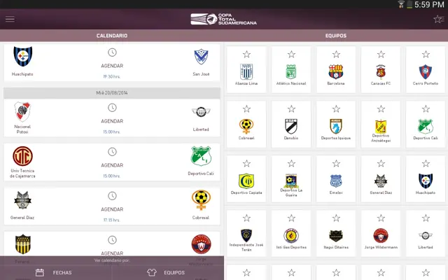 Copa TOTAL Sudamericana android App screenshot 12