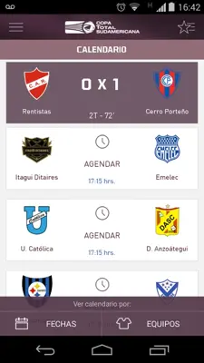 Copa TOTAL Sudamericana android App screenshot 2