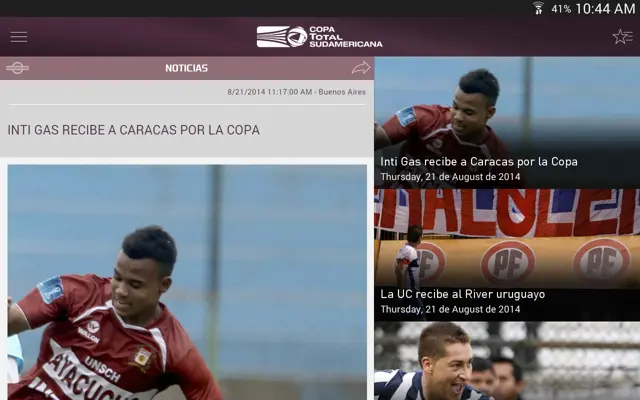 Copa TOTAL Sudamericana android App screenshot 6